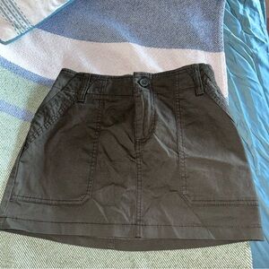 cargo mini skirt